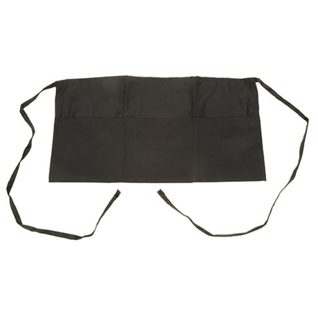 KNG 1046BLK Kng 11 In Waist Apron Black 3 Pockets