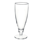 Steelite 4920Q110 Beer Pilsner Glass 19-1/2 Oz. (H 8-1/2" M 3-1/4" T 3-1/4" B 3-1/8") Footed