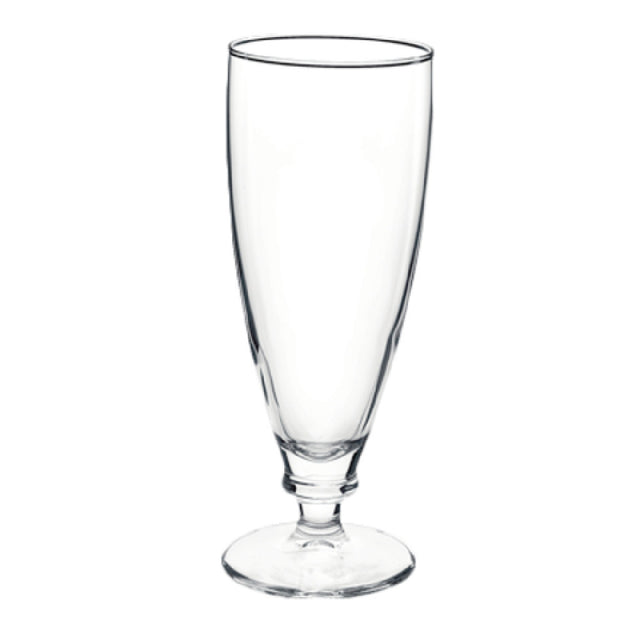 Steelite 4920Q110 Beer Pilsner Glass 19-1/2 Oz. (H 8-1/2" M 3-1/4" T 3-1/4" B 3-1/8") Footed