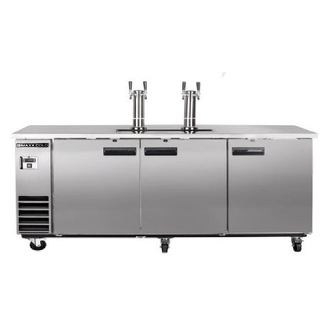 Maxximum MXBD72-2SHC Maxx Cold X-Series Keg Cooler With Dual Towers & Dual Faucets