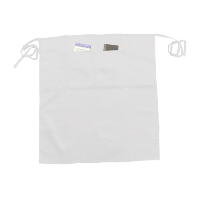 Thunder Group CA3128WH Chef Regalia Aprons 31" X 28" (2) Pocket Bistro Full Length