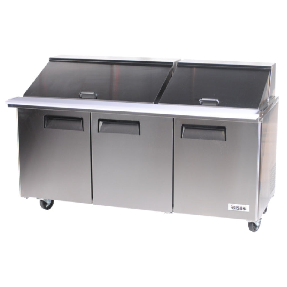 Bison BST-72 Sandwich Unit Three-section 19.0 Cu. Ft.