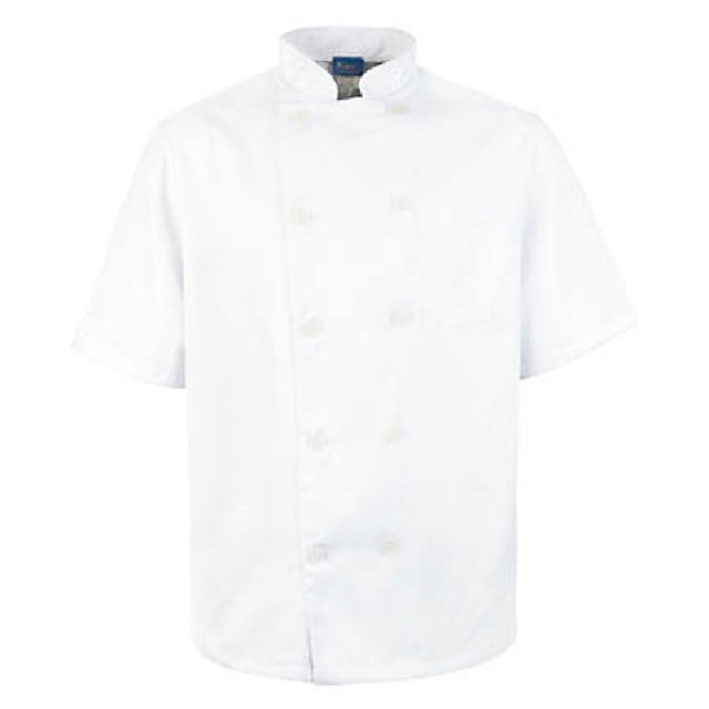 KNG 1051XL Kng Xl Mens Chef Coat Short Sleeve