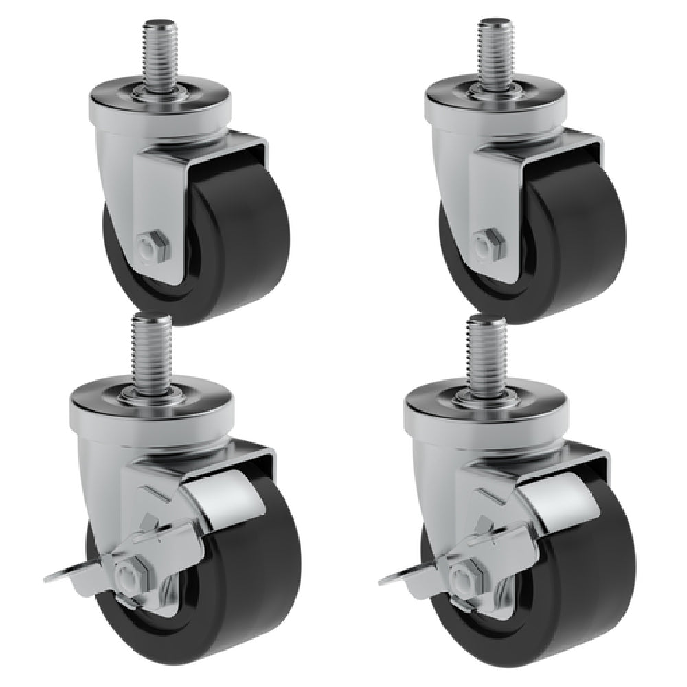 Hoshizaki HS-3546 Casters 4" (set Of 4) (2 With Brakes)