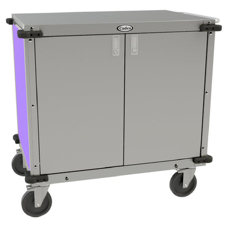 Cadco CC-LUC-L7 Locking Utility Cart Enclosed (1) Adjustable Storage Shelf