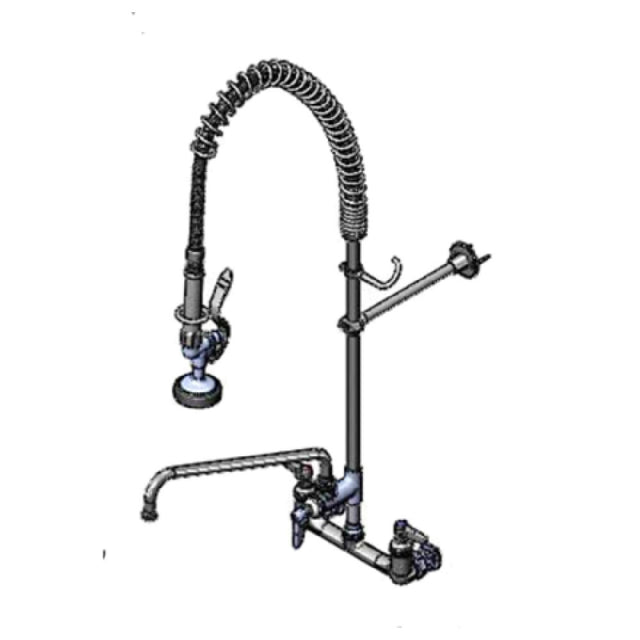 T&S Brass B-0133-01-36H EasyInstall Pre-Rinse Unit 8" Wall Mount 36" Hose