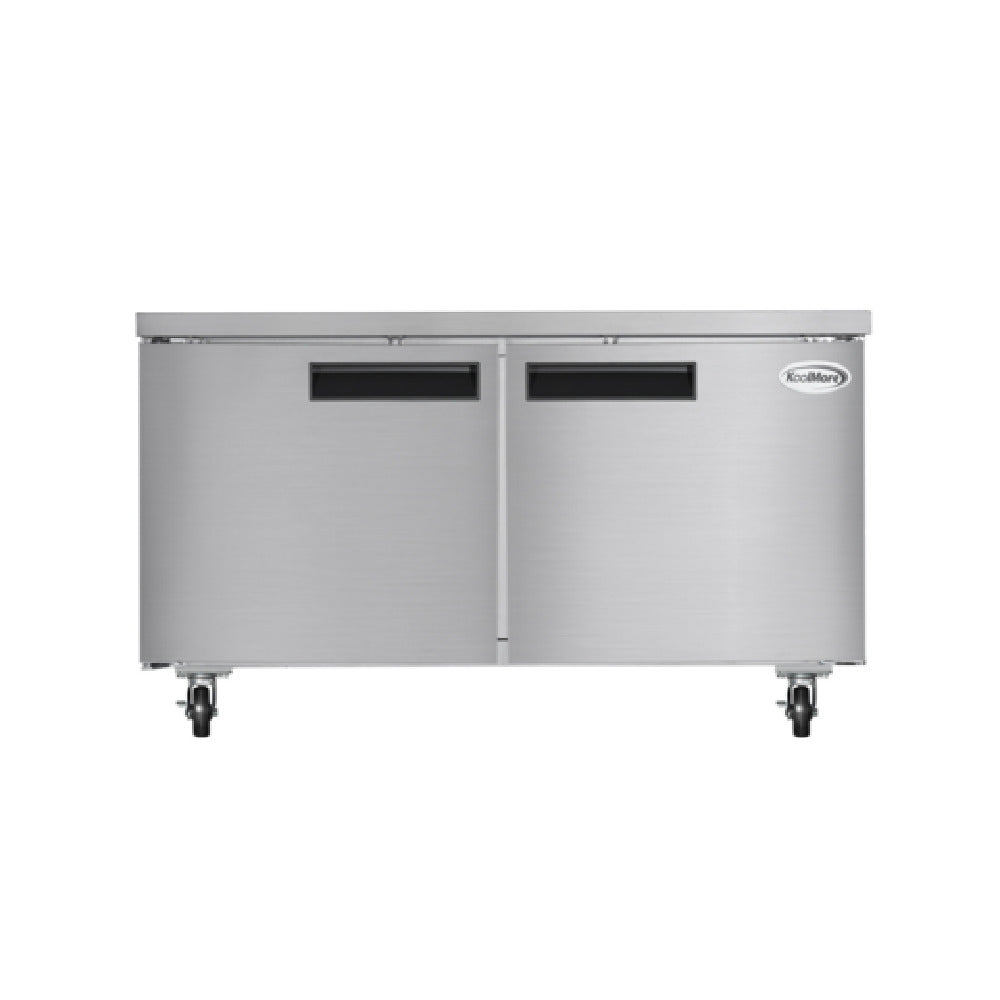 Koolmore KM-UCF-15SS Commercial Undercounter Freezer 60-1/5"W X 29-1/2"D X 35-1/5"H