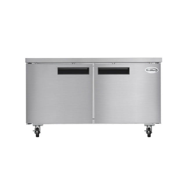 Koolmore KM-UCF-15SS Commercial Undercounter Freezer 60-1/5"W X 29-1/2"D X 35-1/5"H