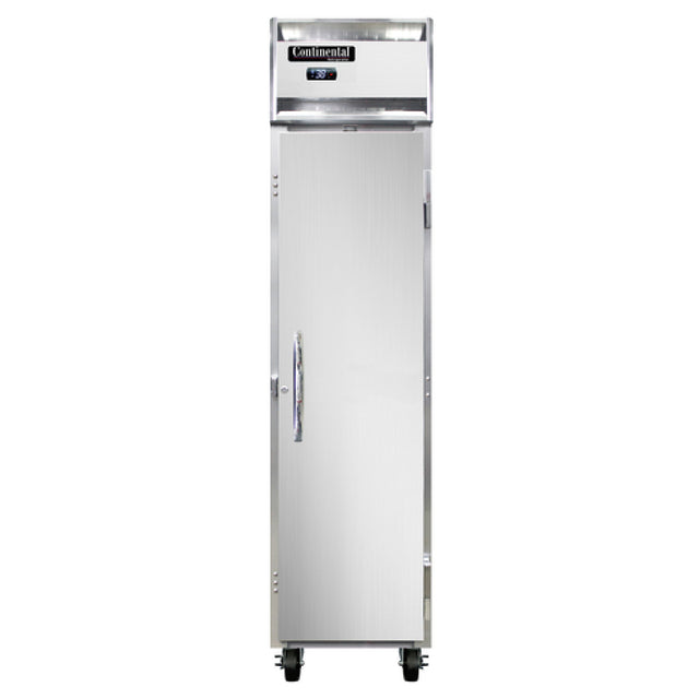 Continental Refrigerator 1RSENSA Slim Line Refrigerator Reach-in 17-3/4"W