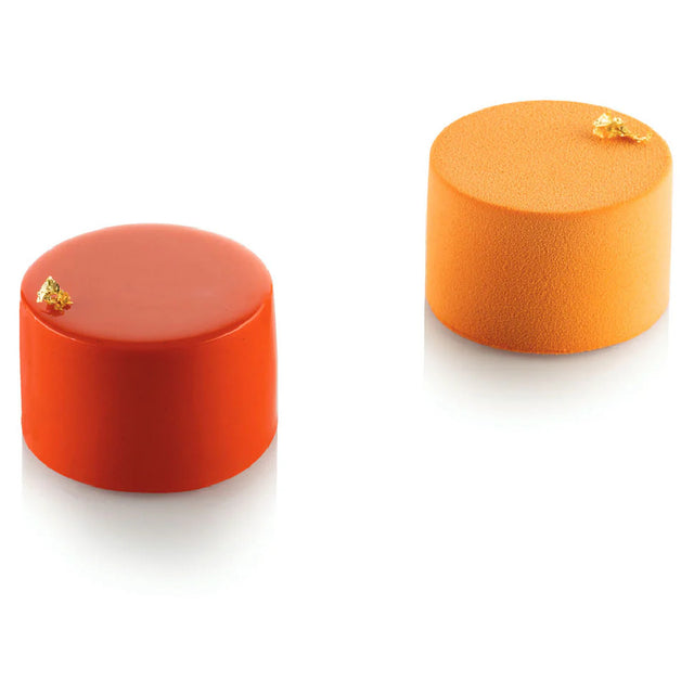 JB Prince MA455 - Silikomart Cylinders Silicone Mold, 24" X 16" Overall, (24) 3.14" Dia. X 1.8"H Cavities With 7.6 Oz. Capacity Each