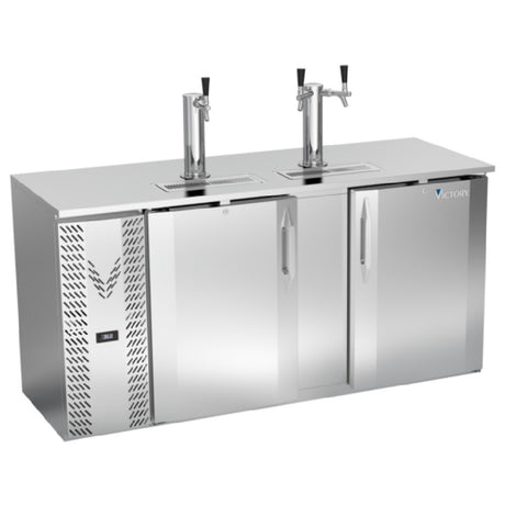 Victory VDDN68HC-S - Direct Draw Dispenser, 68"W X 26-1/8"D X 49-5/16"H, 18.24 Cu. Ft.