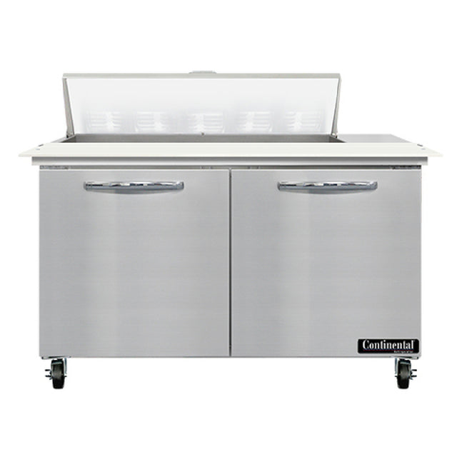 Continental Refrigerator SW48N10C Sandwich Unit 48"W 13.4 Cu Ft Capacity
