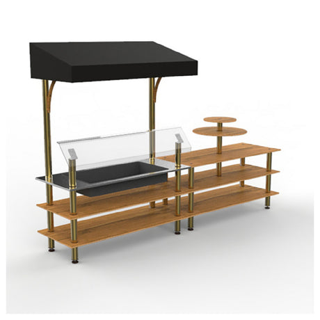 Steelite MGCMLE04BBBF - Display Station, Modular, Mogogo