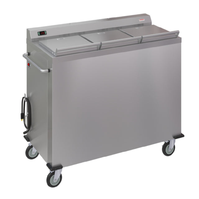 Piper Products SBH-3-P - Heated Plate Dispenser, Mobile Design, Convection