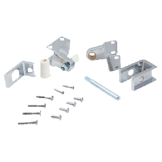 Franklin Machine Products 141-1040 Universal Hinge Set For 1-1/4" Partitions With A 1" Door Self-closing