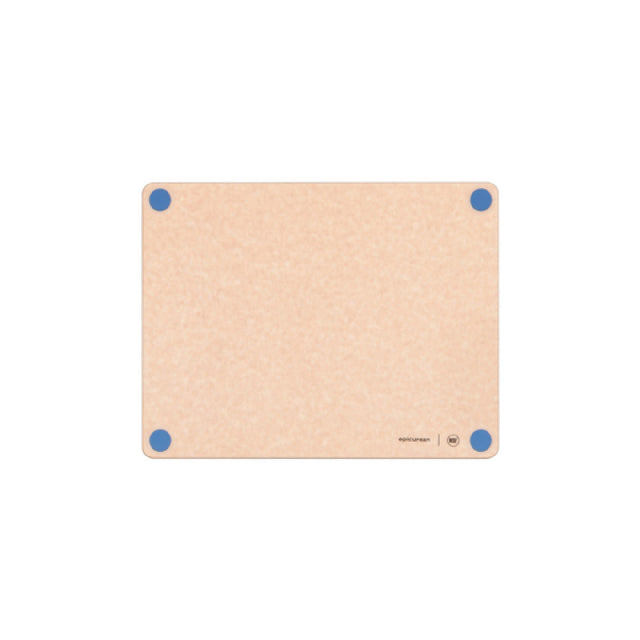 Epicurean 622-14110119 Epicurean HACCP Non-Slip Cutting Board 14.5" X 11.25" X 3/8" In Natural With Blue Seafood Feet