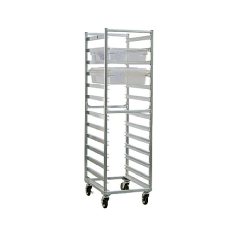 New Age Industrial 92052 Poly Box Rack Mobile Full Height