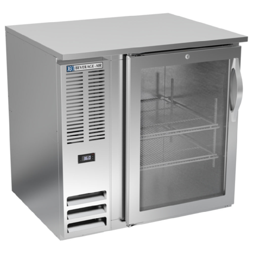 Beverage Air BB36HC-G-S - Refrigerated Back Bar Storage Cabinet, One-section, 36"W X 30-3/8"D X 34"H