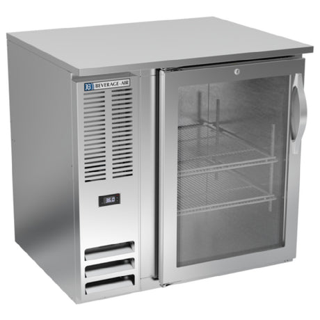 Beverage Air BB36HC-G-S - Refrigerated Back Bar Storage Cabinet, One-section, 36"W X 30-3/8"D X 34"H