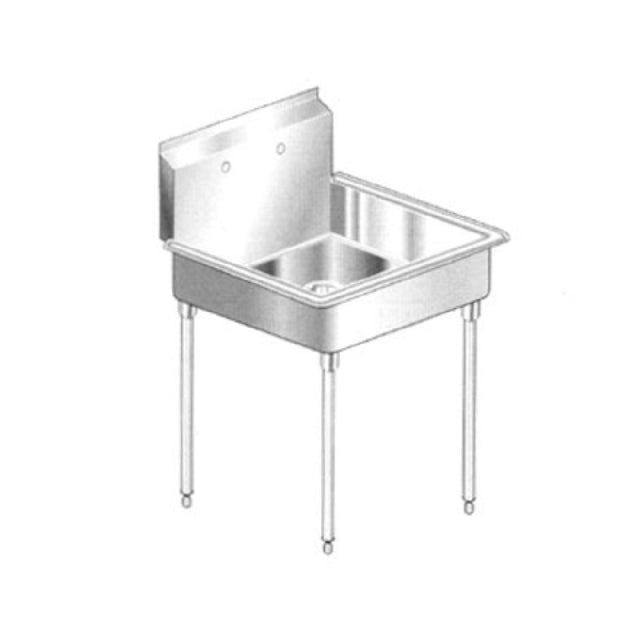 AERO Manufacturing 3MP-2124-8L Mop Sink With Legs 21"W X 24"L (bowl Size)