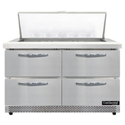 Continental Refrigerator SW48N18M-FB-D Mighty Top Sandwich Unit Front Breather