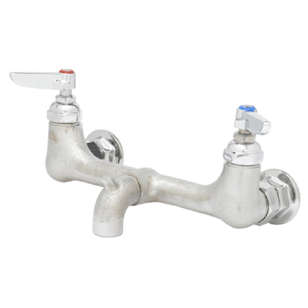 T&S Brass B-0672-RGH Service Sink Faucet 8" Centers 4-5/16" From Wall To Center Of Outlet