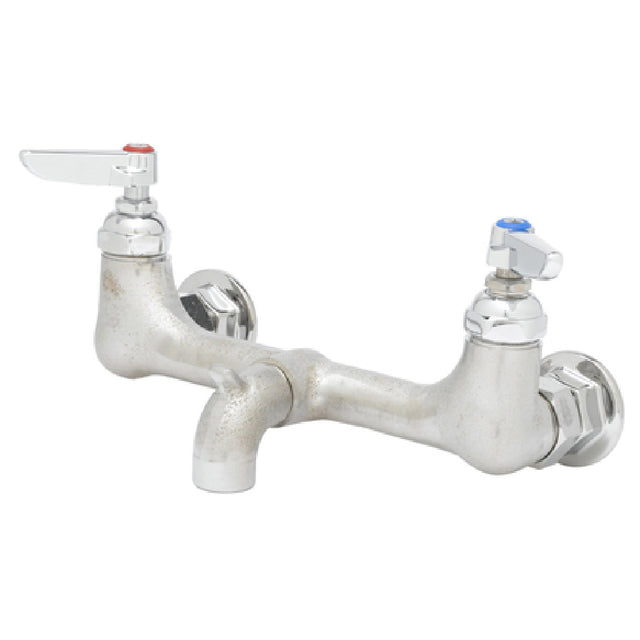 T&S Brass B-0672-RGH Service Sink Faucet 8" Centers 4-5/16" From Wall To Center Of Outlet