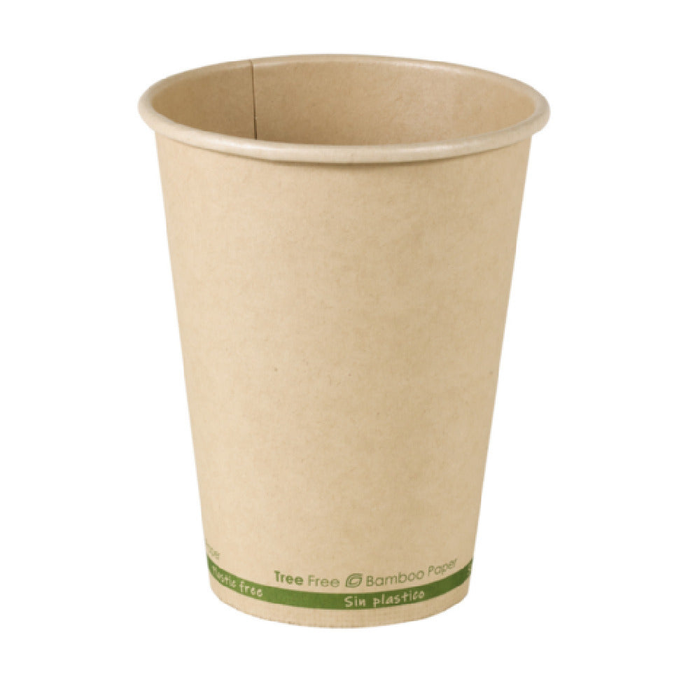 PacknWood 210GCWBTF12 - Bamboo Fiber Cup Without Plastic, 12oz, 3.5" D X 4.3" H