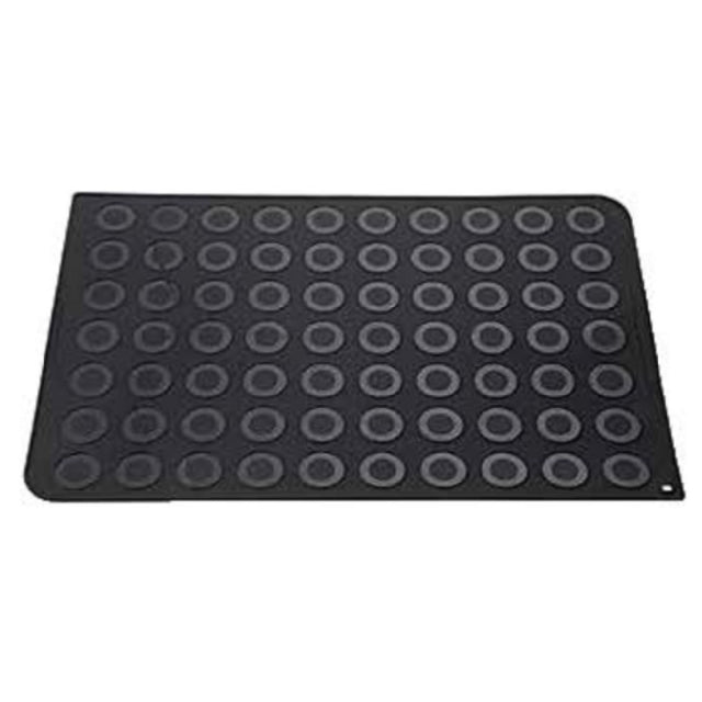 JB Prince MA205 Silicone Macaron Baking Sheet 12"W X 6"D X 2"H (70) Forms