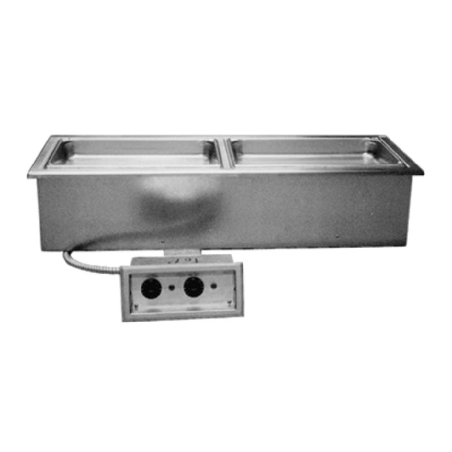 Delfield N8746ND Narrow Drop-In Hot Food Well Unit Electric Individual Pan Design