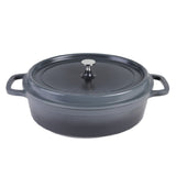 Steelite AP352912 Roaster With SS Knob 8.0 Qt 18.25" X 12" X 7"