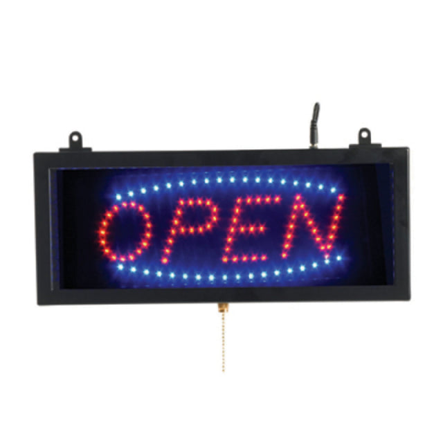 Aarco OPE02S LED Sign 16-1/8"W X 6-3/4"H "OPEN"