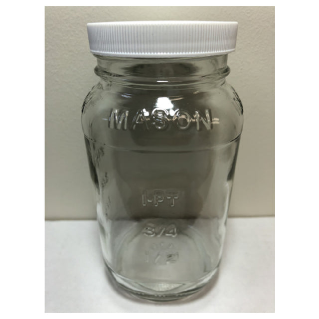 Buccaneer Container Corp 1012026010 (Buccaneer) Mason Jar 26 Oz. Glass