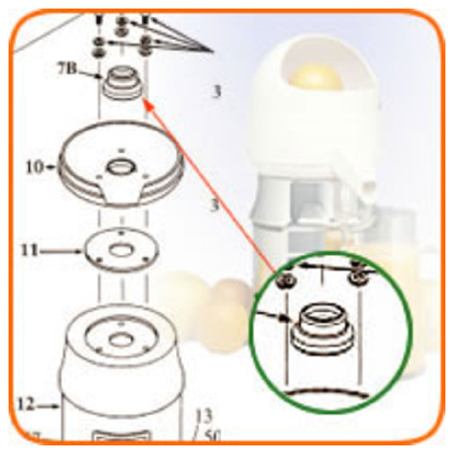 Sunkist 07 Umbrella Ring With Set Screw & Gasket