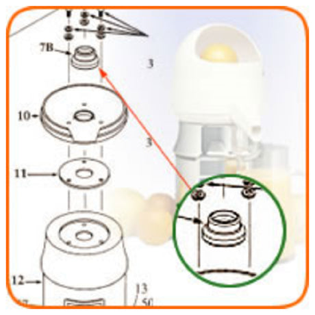 Sunkist 07K Umbrella Ring With Set Screw & Gasket