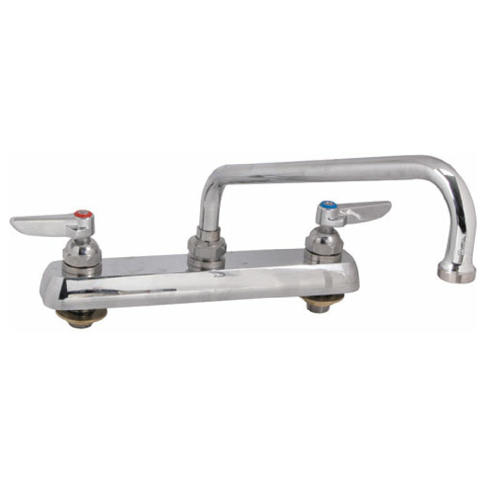 T&S Brass 1122M Faucet 8"deck 10"spt Leadfree