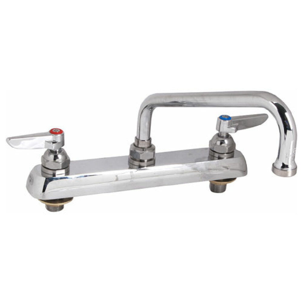 T&S Brass B-1121 Faucet 8"deck 8"spt Leadfree