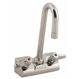 T&S Brass BK-5F-4WLX03 Faucet 4"wall 3"gsnk Leadfree