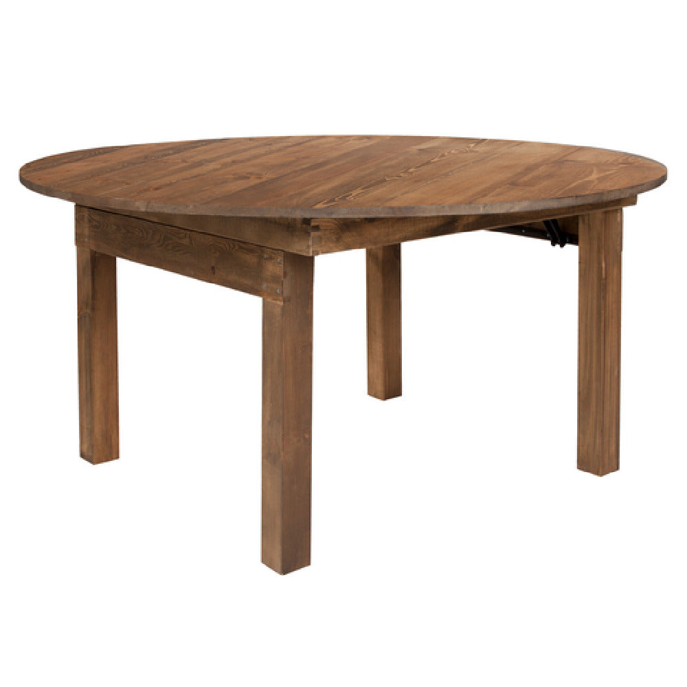 Flash Furniture XA-F-60-RD-GG Hercules Series Dining Table 59-3/4" Dia. Round