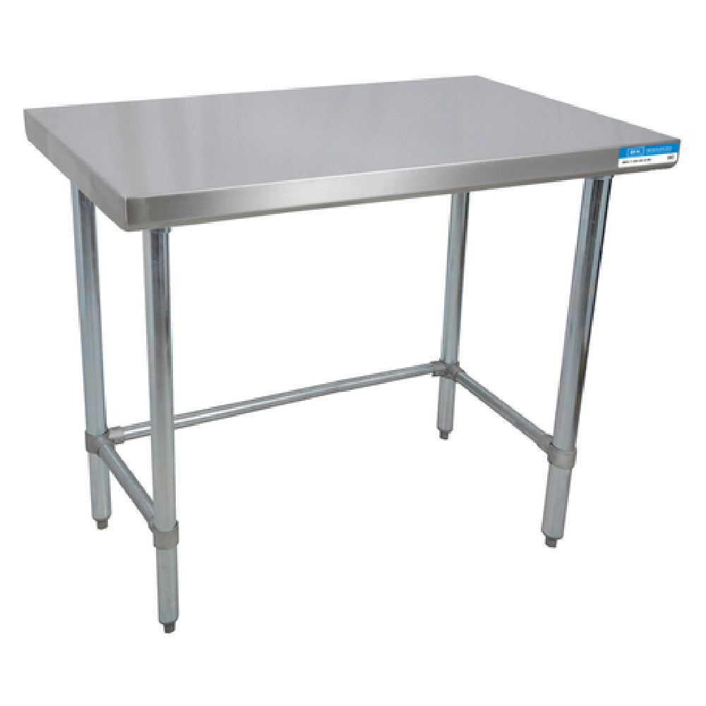 BK Resources CTTOB-6036 Work Table 60"W X 36"D X 34-3/4"H Overall Size 16/304 Stainless Steel Flat Top