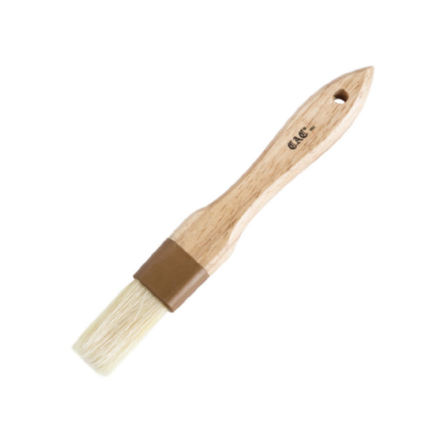 CAC China WPPB-10 Pastry Brush 1" Bristle Width Boar Bristle