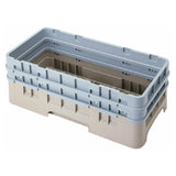 Cambro HBR578184 Camrack® Base Rack With (2) Soft Gray Extenders Half Size