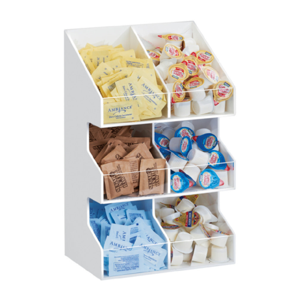 Cal Mil 2054-15 Condiment Organizer 10"W X 6.75"D X 16"H 6 Section