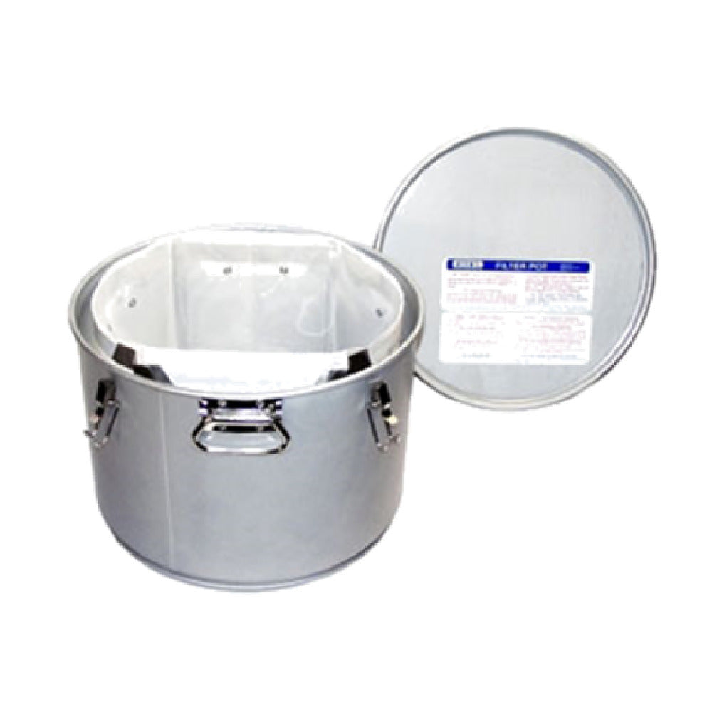 MirOil USA 40L-02040 Low Profile Filter Pot For Safer Filtering & Handling Of Hot Oil