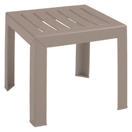 Grosfillex CT052181 Bahia Outdoor Low Table 16" X 16" Square