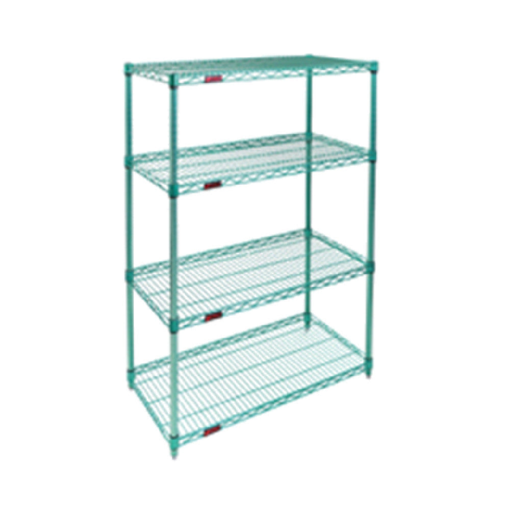 Eagle S4-74-2430E Starter Shelving Unit 4-tier 30"W X 24"D X 74"H