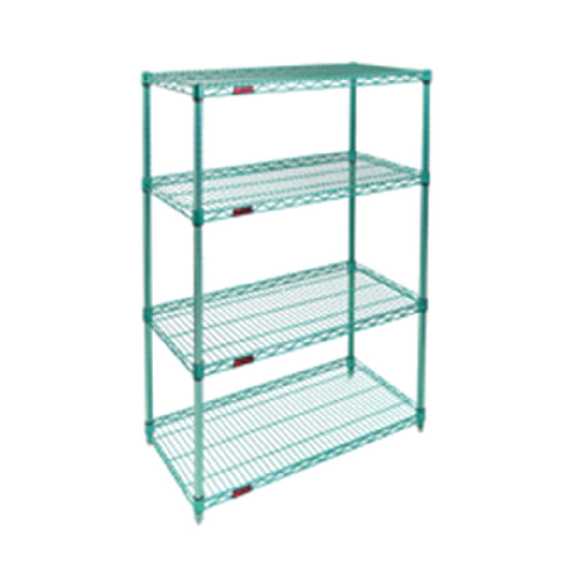 Eagle S4-74-2436E Starter Shelving Unit 4-tier 36"W X 24"D X 74"H