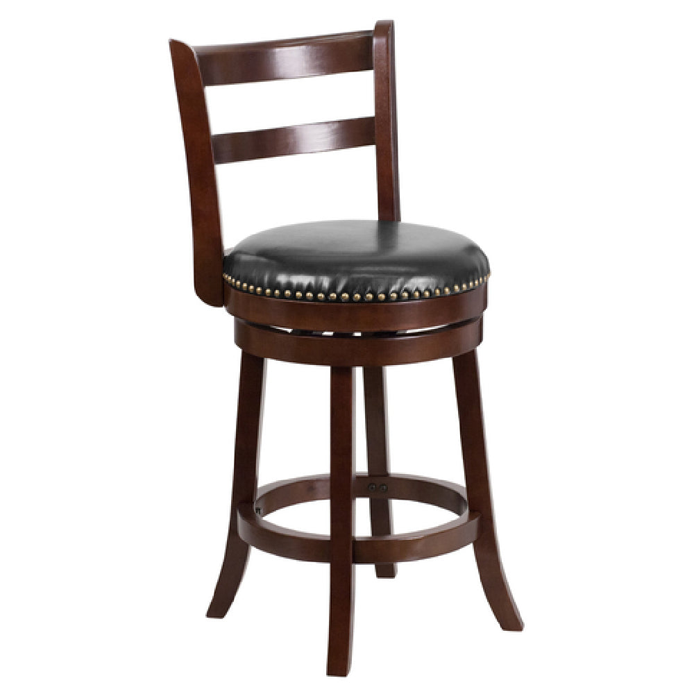 Flash Furniture TA-16026-CA-GG Swivel Bar Stool 26"H Seat Counter Height