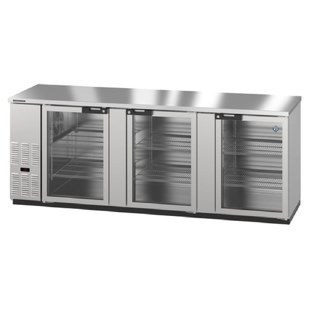 Hoshizaki BB95-G-S Refrigerated Back Bar Cooler Reach-in Three-section