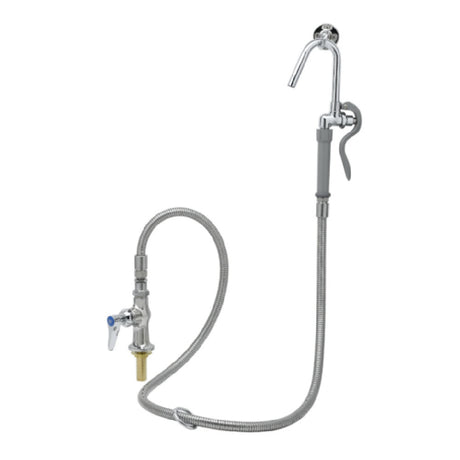 Cleveland SKFK - Single Pantry Faucet, With Hose & Nozzle Hook, 68” Flexible Stainless Steel Hose